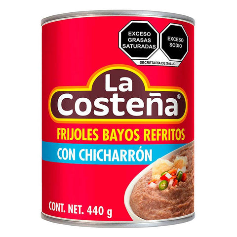 Refried beans with chicharron BBD APRIL 2024