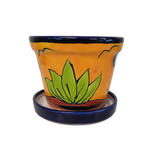 Hand Painted Mexican Pot - Maceta Rancherito