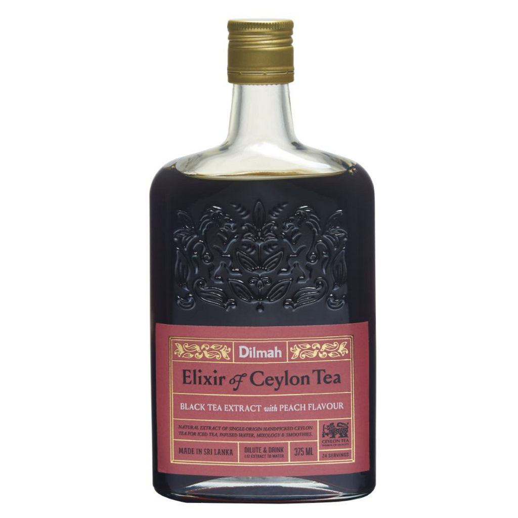 Elixir Tea Logo Elixir Black Tea with Peach – 375ml- Concentrate - BBD APR/26 – Ay ...