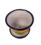 Hand Painted Mexican Pot - Maceta Rancherito