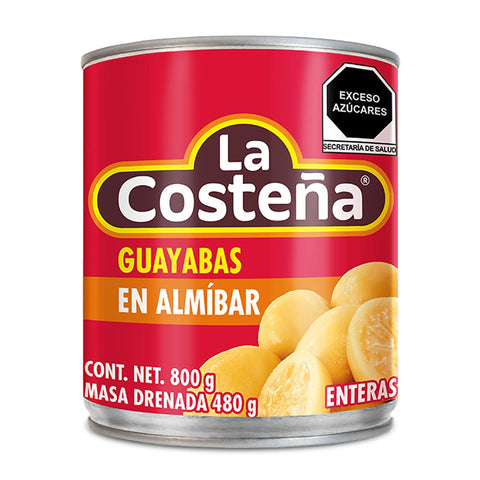 Guayabas en almibar 800g