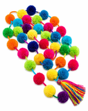 Mexican Pom Pom Garland - Various Styles Available - Price is per single strand