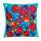Hand-Embroidered Cushion Cover