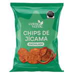 Jícama Enchilada Chips