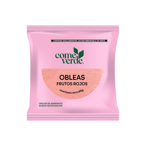 Red Berry Amaranth Wafers 60g (Obleas)