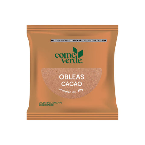 Cacao Amaranth Wafers 60g (Obleas)