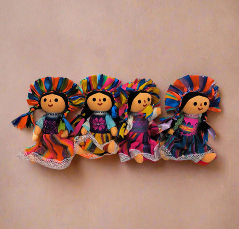 Muñeca Lele – Handmade Mexican Doll (Assorted Colours)
