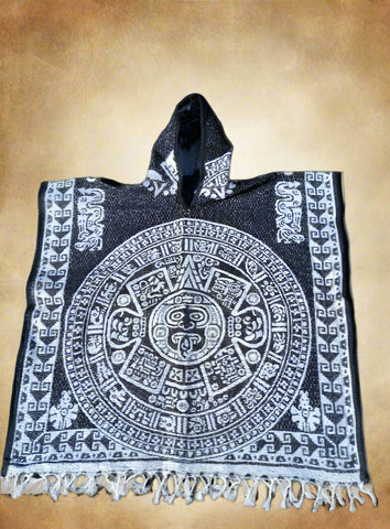 Aztec Calendar Poncho