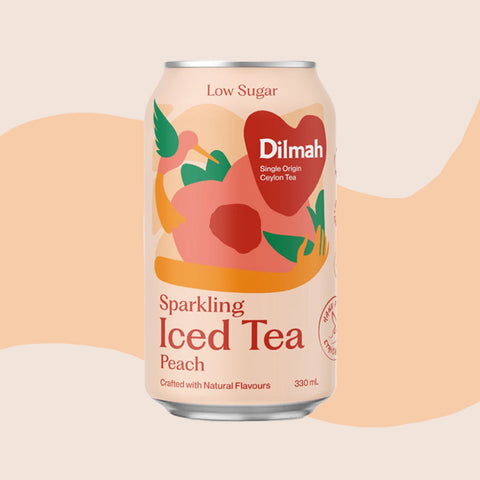 Peach - Low Sugar Sparkling Iced Tea