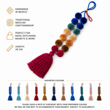 Handcrafted Mexican Pom Pom Tassel Charm – 20cm