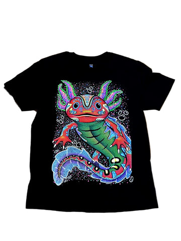 Neon Axolotl T-Shirt