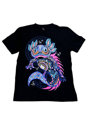 Neon Axolotl T-Shirt