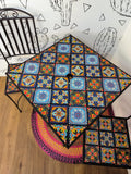 Mexican Talavera Table with 4 Chairs