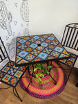 Mexican Talavera Table with 4 Chairs