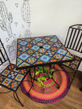 Mexican Talavera Table with 4 Chairs