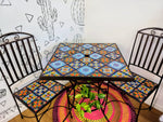 Mexican Talavera Table with 4 Chairs