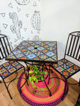 Mexican Talavera Table with 4 Chairs