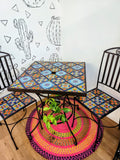 Mexican Talavera Table with 4 Chairs