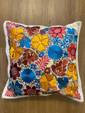 Hand-Embroidered Cushion Cover
