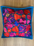 Hand-Embroidered Cushion Cover