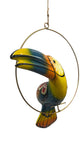 Hand-Painted Toucan Hanging — Made in Mexico