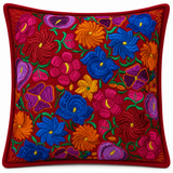 Hand-Embroidered Cushion Cover