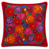 Hand-Embroidered Cushion Cover