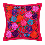 Hand-Embroidered Cushion Cover