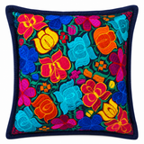 Hand-Embroidered Cushion Cover