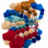 Handcrafted Mexican Pom Pom Tassel Charm – 20cm