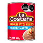 Refried beans with chicharron 440g